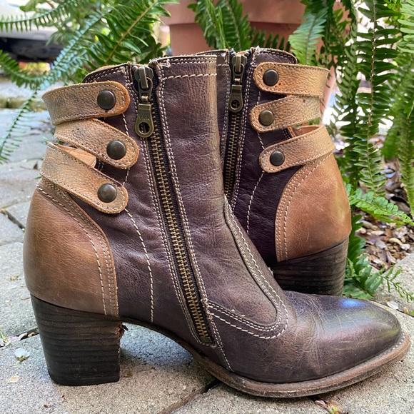 BEDSTU Cobbler Series Heeled Bootie Two Toned Size 9 - Picture 6 of 13